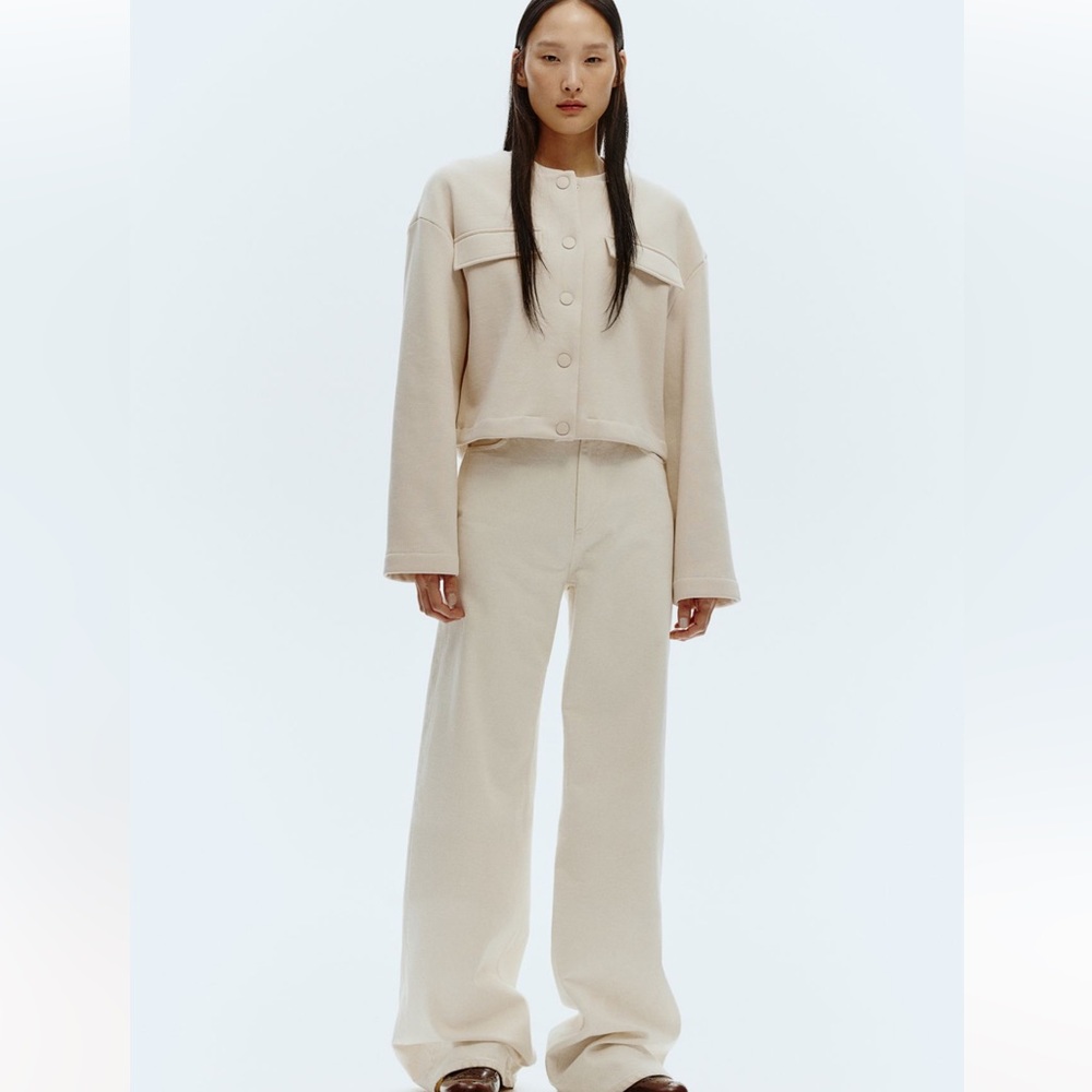 H&M Sweatshirt Cardigan / Varsity Jacket XL